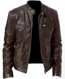 Leather Jacket Slim Leather Jacket